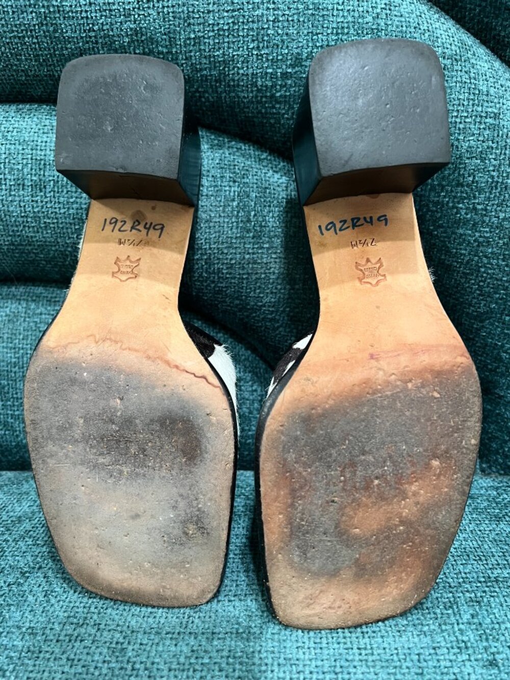 Franco Sarto cowhide slide 7.5 - Picture 5 of 8